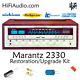 Marantz 2330 rebuild restoration recap service kit fix repair capacitor