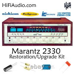 Marantz 2330 rebuild restoration recap service kit fix repair capacitor