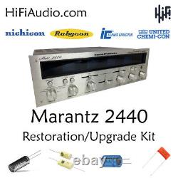 Marantz 2440 rebuild restoration recap service kit fix repair capacitor