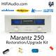 Marantz 250 amp amplifier rebuild restoration recap service kit fix repair
