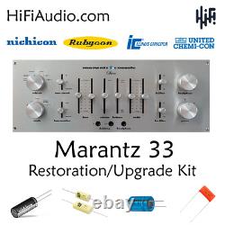 Marantz 33 thirty three rebuild restoration recap service kit fix repair