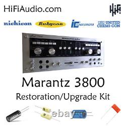 Marantz 3800 rebuild restoration recap service kit fix repair capacitor