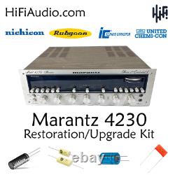 Marantz 4230 receiver rebuild restoration recap service kit fix repair capacitor
