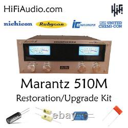 Marantz 510M amplifier rebuild restoration recap service capacitor kit repair