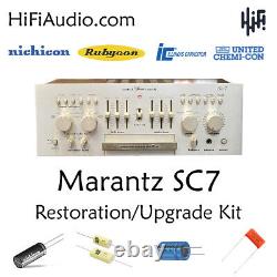 Marantz SC7 preamplifier rebuild restoration recap service kit repair capacitor