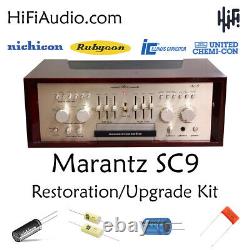 Marantz SC9 preamplifier rebuild restoration recap service kit repair capacitor