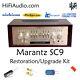 Marantz SC9 preamplifier rebuild restoration recap service kit repair capacitor