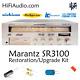 Marantz SR-3100 rebuild restoration recap service capacitor kit fix repair