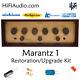Marantz model 1 preamp capacitor restoration recap repair service rebuild kit