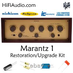 Marantz model 1 preamp capacitor restoration recap repair service rebuild kit