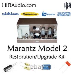 Marantz model 2 2A 2B amplifier restoration capacitor repair service rebuild kit