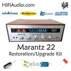 Marantz model 22 rebuild restoration recap service kit repair filter capacitor