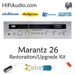 Marantz model 26 rebuild restoration recap service kit fix repair capacitor