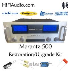 Marantz model 500 amp amplifier rebuild restoration recap service kit fix repair