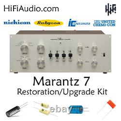 Marantz model 7 preamp capacitor restoration recap repair service rebuild kit