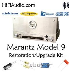 Marantz model 9 amplifier capacitor restoration recap repair service rebuild kit