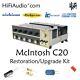 McIntosh C20 preamp tube restoration recap repair service rebuild kit capacitor