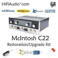 McIntosh C22 FULL restoration recap repair service rebuild kit capacitor