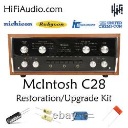 McIntosh C28 preamp FULL restoration recap repair service rebuild kit capacitor