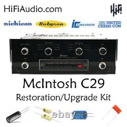 McIntosh C29 FULL restoration recap repair service rebuild kit capacitor