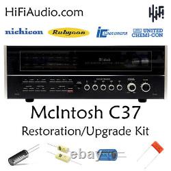 McIntosh C37 restoration recap repair service rebuild kit filter capacitor