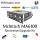 McIntosh MA6100 amplifier amp restoration repair service rebuild kit capacitor