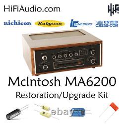 McIntosh MA6200 FULL restoration recap repair service rebuild kit capacitor
