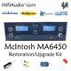 McIntosh MA6450 FULL restoration recap repair service rebuild kit capacitor