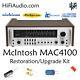 McIntosh MAC-4100 restoration recap service kit fix repair capacitor