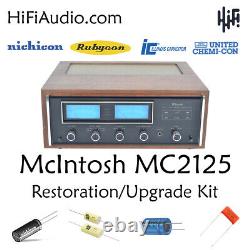 McIntosh MC2125 amp amplifier rebuild restoration recap service kit fix repair