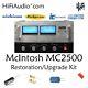 McIntosh MC2500 amp amplifier rebuild restoration recap service kit fix repair