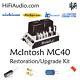 McIntosh MC40 amp amplifier restoration recap repair service rebuild kit fix