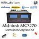 McIntosh MC7270 amp amplifier rebuild restoration recap service kit fix repair
