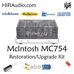 McIntosh MC754 amp amplifier rebuild restoration recap service kit fix repair
