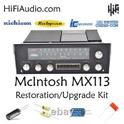 McIntosh MX113 tuner restoration recap repair service rebuild kit capacitor