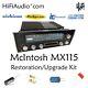 McIntosh MX115 tuner restoration recap repair service rebuild kit capacitor