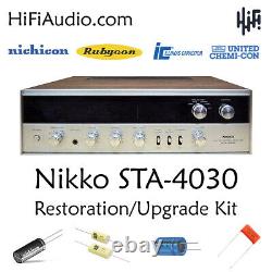Nikko STA-4030 restoration recap repair service rebuild kit filter capacitor