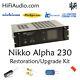Nikko alpha 230 restoration recap repair service rebuild kit capacitor