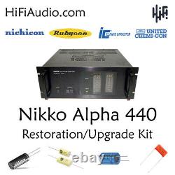 Nikko alpha 440 restoration recap repair service rebuild kit capacitor