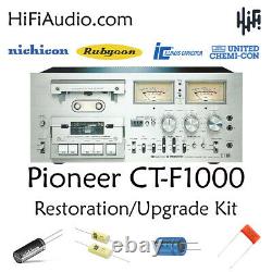 Pioneer CT-F1000 rebuild restoration recap service kit repair capacitor