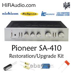 Pioneer SA-410 rebuild restoration recap service kit fix repair capacitor