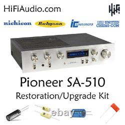 Pioneer SA-510 capacitor rebuild restoration recap service kit repair