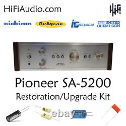 Pioneer SA- 5200 rebuild restoration recap service kit fix repair capacitor