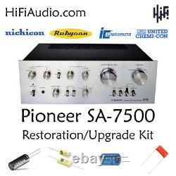 Pioneer SA-7500 rebuild restoration recap service kit fix repair capacitor