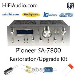 Pioneer SA-7800 rebuild restoration recap service kit repair filter capacitor