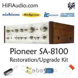 Pioneer SA-8100 rebuild restoration recap service kit repair capacitor