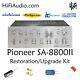 Pioneer SA-8800 II rebuild restoration recap service kit fix repair capacitor