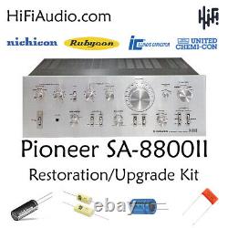 Pioneer SA-8800 II rebuild restoration recap service kit fix repair capacitor
