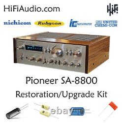 Pioneer SA-8800 rebuild restoration recap service kit fix repair capacitor