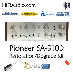 Pioneer SA- 9100 rebuild restoration recap service kit fix repair capacitor
